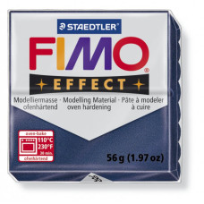 FIMO Effect полимерная глина, запекаемая в печке, уп.56 гр. цв. голубой сапфир, металлик, арт.802-38