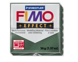 FIMO Effect полимерная глина, запекаемая в печке, уп. 56 гр. цв.зеленый опал, металлик, арт.8020-58