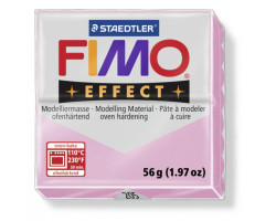 FIMO Effect полимерная глина, запекаемая в печке, уп. 56 гр. цвет: пастельно-розовый, арт.8020-205