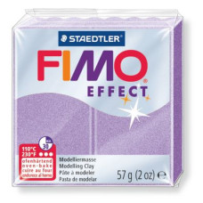 FIMO Effect полимерная глина, запекаемая в печке, уп. 56 гр. цвет: перламутр. лиловый, арт.8020-607