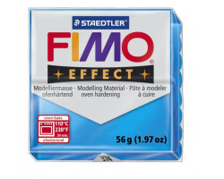FIMO Effect полимерная глина, запекаемая в печке, уп. 56 гр. цвет: полупрозрачный синий арт.8020-374