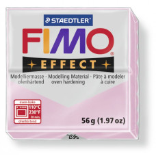 FIMO Effect полимерная глина, запекаемая в печке, уп. 56 гр. цвет: розовый кварц, арт.8020-206