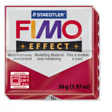 FIMO Effect полимерная глина, запекаемая в печке, уп. 56 гр. цвет: рубиновый металлик, арт.8020-28