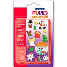 FIMO Формочки для литья 'Рождество' уп.15 форм 2x2 см арт.8725 06