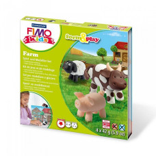 FIMO kids farm&play 'Ферма', состоящий из 4-ти блоков по 42 гр., уровень сложности 1, арт. 8034 01 L