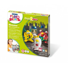 FIMO kids farm&play 'Монстр', состоящий из 4-ти блоков по 42 гр., арт. 8034 11 LZ
