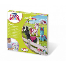FIMO kids farm&play 'Пони', состоящий из 4-ти блоков по 42 гр., уровень сложности 2, арт. 8034 08 L