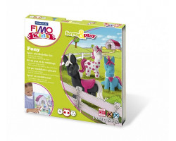 FIMO kids farm&play 'Пони', состоящий из 4-ти блоков по 42 гр., уровень сложности 2, арт. 8034 08 L