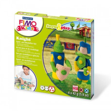 FIMO kids farm&play 'Рыцарь', состоящий из 4-ти блоков по 42 гр., уровень сложности 3, арт. 8034 05