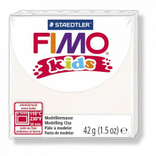 FIMO kids полимерная глина для детей, уп. 42 гр. цвет: белый, арт. 8030-0
