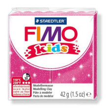 FIMO kids полимерная глина для детей, уп. 42 гр. цвет: блестящий розовый, арт. 8030-262