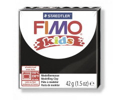 FIMO kids полимерная глина для детей, уп. 42 гр. цвет: черный, арт. 8030-9