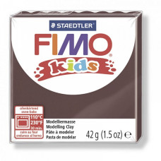 FIMO kids полимерная глина для детей, уп. 42 гр. цвет: коричневый, арт. 8030-7