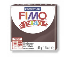 FIMO kids полимерная глина для детей, уп. 42 гр. цвет: коричневый, арт. 8030-7