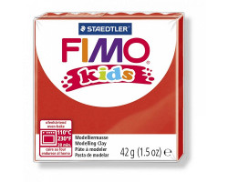 FIMO kids полимерная глина для детей, уп. 42 гр. цвет: красный, арт. 8030-2