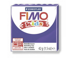 FIMO kids полимерная глина для детей, уп. 42 гр. цвет: лиловый, арт. 8030-6