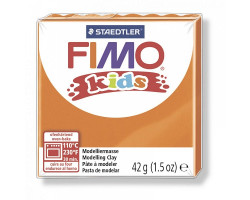 FIMO kids полимерная глина для детей, уп. 42 гр. цвет: оранжевый, арт. 8030-4
