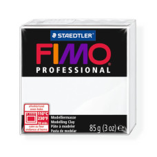 FIMO professional полимерная глина, запекаемая в печке, уп. 85 гр. цв.белый, арт. 8004-0