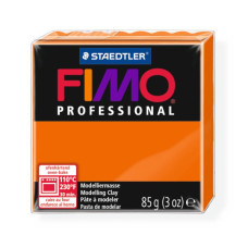 FIMO professional полимерная глина, запекаемая в печке, уп. 85 гр. цв.оранжевый, арт. 8004-4