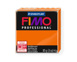 FIMO professional полимерная глина, запекаемая в печке, уп. 85 гр. цв.оранжевый, арт. 8004-4
