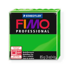 FIMO professional полимерная глина, запекаемая в печке, уп. 85 гр. цв.ярко-зеленый, арт. 8004-5