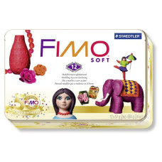 FIMO Soft комплект полимерной глины 'Ностальгия' в метал. коробке, арт. 8023 51 P