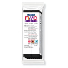 FIMO Soft полимерная глина, запекаемая в печке, уп. 350 гр. цвет: чёрный арт.8022-9