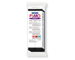 FIMO Soft полимерная глина, запекаемая в печке, уп. 350 гр. цвет: чёрный арт.8022-9