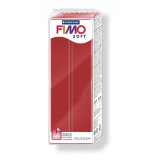 FIMO soft полимерная глина, запекаемая в печке, уп. 350 гр. цвет: рождественский красный арт.8022-2 P