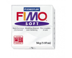 FIMO Soft полимерная глина, запекаемая в печке, уп. 56 гр. цвет: белый арт.8020-0