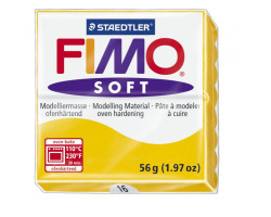 FIMO Soft полимерная глина, запекаемая в печке, уп. 56 гр. цвет: жёлтый арт.8020-16