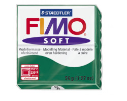 FIMO Soft полимерная глина, запекаемая в печке, уп. 56 гр. цвет: изумруд арт.8020-56