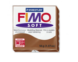 FIMO Soft полимерная глина, запекаемая в печке, уп. 56 гр. цвет: карамель арт. 8020-7
