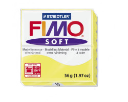 FIMO Soft полимерная глина, запекаемая в печке, уп. 56 гр. цвет: лимонный арт.8020-10