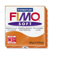 FIMO Soft полимерная глина, запекаемая в печке, уп. 56 гр. цвет: мандарин арт.8020-42