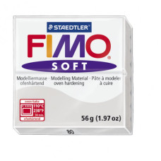 FIMO Soft полимерная глина, запекаемая в печке, уп. 56 гр. цвет: серый дельфин арт.8020-80