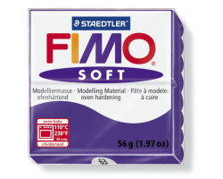 FIMO Soft полимерная глина, запекаемая в печке, уп. 56 гр. цвет: сливовый арт.8020-63