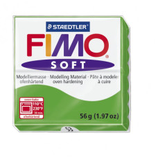 FIMO Soft полимерная глина, запекаемая в печке, уп. 56 гр. цвет: тропический зеленый арт.8020-53