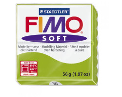 FIMO Soft полимерная глина, запекаемая в печке, уп. 56 гр.цвет: зеленое яблоко, арт.8020-50