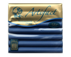 Полимерная глина 'Артефакт' арт.АФ.7457 классический цв.Дымчатый синий 56 гр.