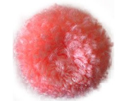 Пряжа для вязания Назар-Рус 751 'Помпон Мини' (100% акрил) уп.100 шт цв.005 персик