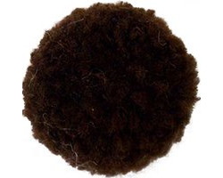Пряжа для вязания Назар-Рус 751 'Помпон Мини' (100% акрил) уп.100 шт цв.010 темно-коричневый