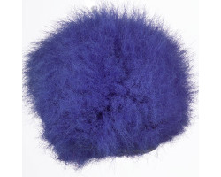 Пряжа для вязания Назар-Рус 'Помпон Меховой' (95%микроакрил,5%полиэстер) уп.9 шт цв.16 синий