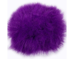 Пряжа для вязания Назар-Рус 'Помпон Меховой' (95%микроакрил,5%полиэстер) уп.9 шт цв.18 фиолетовый