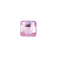 Стразы пришивные пластик арт.ТВK.EF 8*8 квадрат цв.13 розовый фас.100шт.