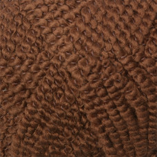 Пряжа для вязания КАМТ 'Каракуль Стрейч' (имп. шерсть 44%, акрил 44%, х/б. 10%, лайкра 2%) 10х100гр/145м цв.121 коричневый