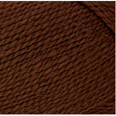 Пряжа для вязания КАМТ 'Премьера' (импортная п/т шерсть 100%) 10х100гр/300м цв.121 коричневый