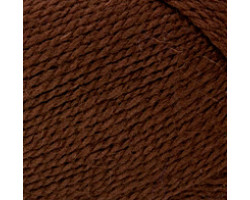 Пряжа для вязания КАМТ 'Премьера' (импортная п/т шерсть 100%) 10х100гр/300м цв.121 коричневый