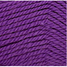 Пряжа для вязания КАМТ 'Пышка' (импортная п/т шерсть 100%) 10х100гр/110м цв.060 фиолетовый