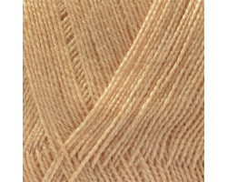 Пряжа для вязания КАМТ 'Шалунья Лайт' (шерсть меринос 55%, акрил 45%) 10х100гр/600м цв.006 светло-бежевый